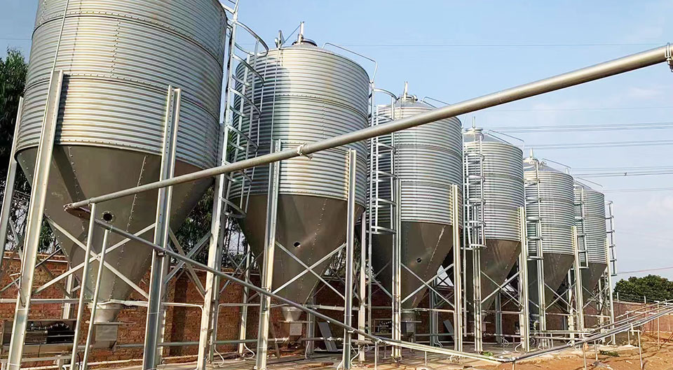 Application example of the silos